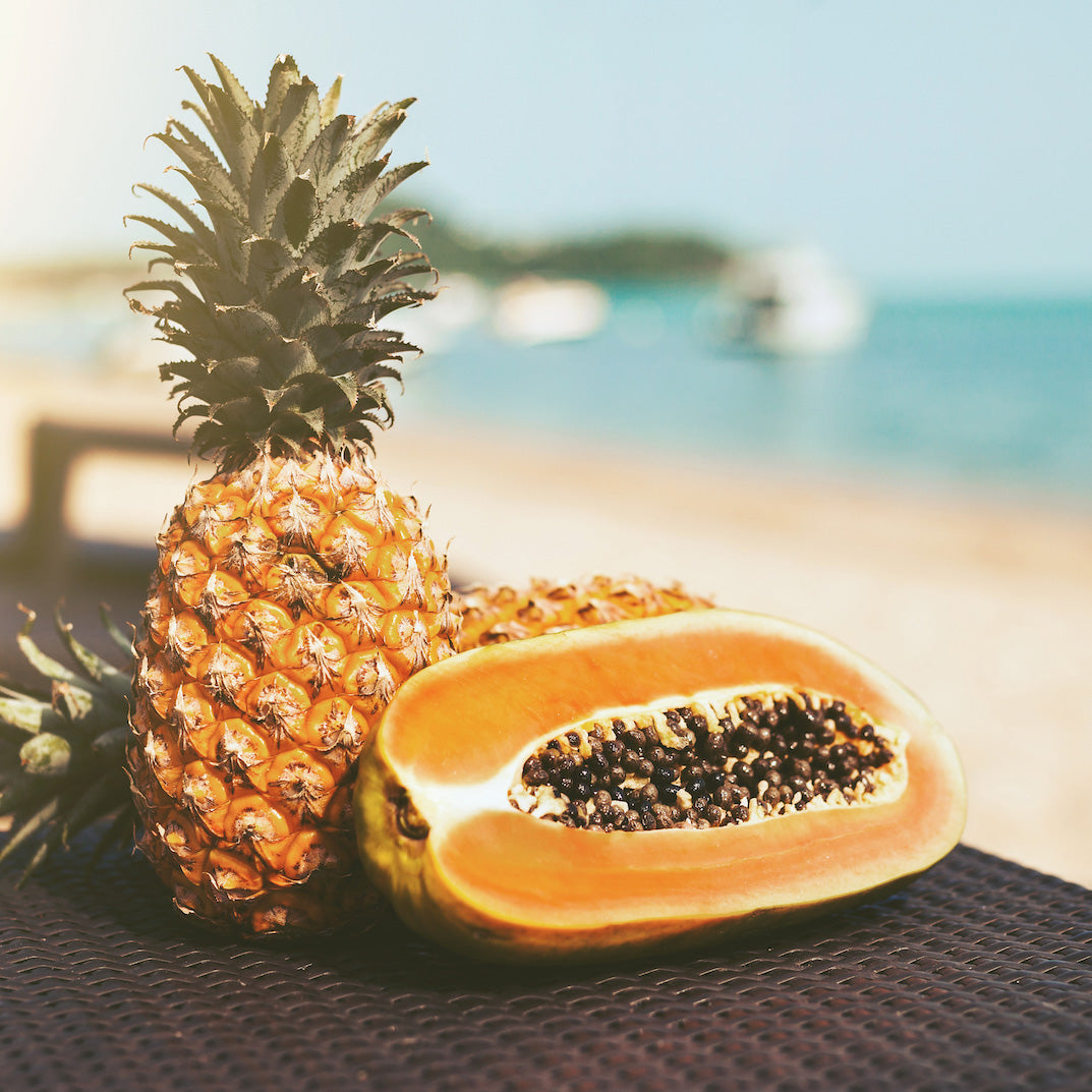 The Natural Face Exfoliants Trilogy AHA, Papain, and Bromelain