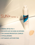 SUN+ Tinted • Vitamin-C Mineral Moisturiser SPF 50+PA+++
