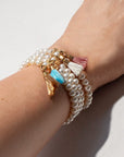 Native Essentials ZOE • Pearl Bracelet with Tassels