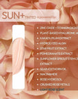 SUN+ Tinted key ingredients