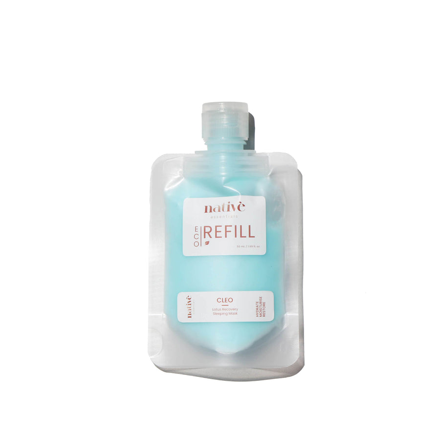 Native Essentials CLEO • Intense Moisture Sleep Mask with Ceramides Face Mask 50 gr | 1.69 oz ECO REFILL