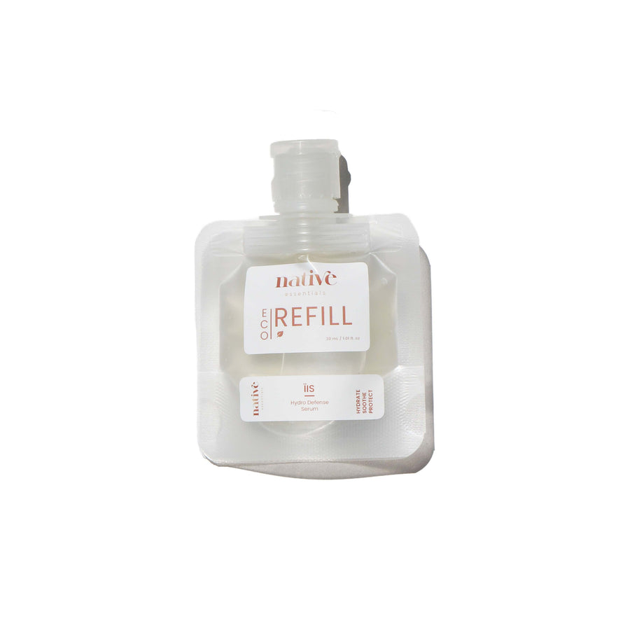 Native Essentials ÏIS Advanced Hydro Defense Serum - All Skin Types Oil-free Serum 30 ml | 1 fl. oz ECO REFILL