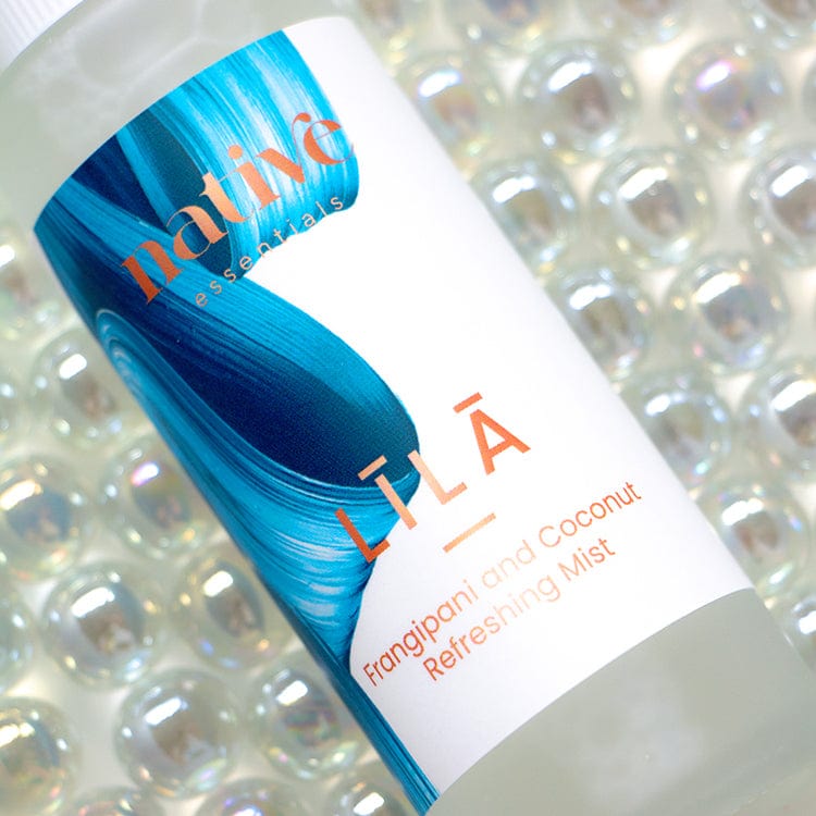 Native Essentials LĪLĀ • Oil-Free Face Mist with Frangipani and Coconut Face Spritz 60 ml | 2 fl. oz
