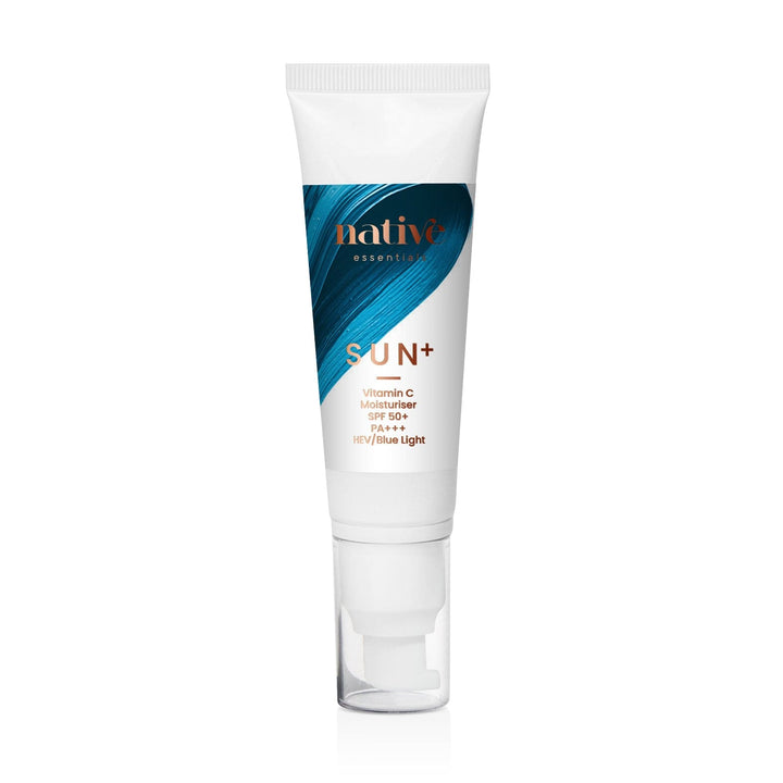 Native Essentials SUN+ • Vitamin-C Moisturiser SPF 50+PA+++ sunscreen 50 ml | 1.69 fl. oz