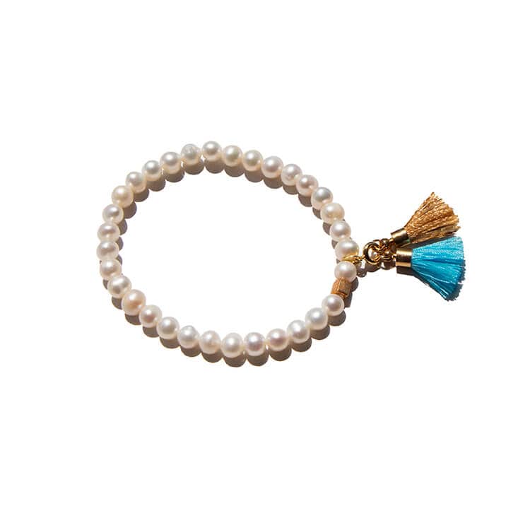 Native Essentials ZOE • Pearl Bracelet with Tassels