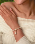 ZOE • Pearl Bracelet with Tassels