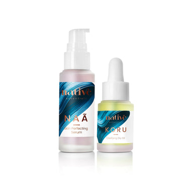 Native Essentials Clarify + Balance Set serum + oil 30 ml + 15 ml | 1 fl oz + 0.5 fl oz