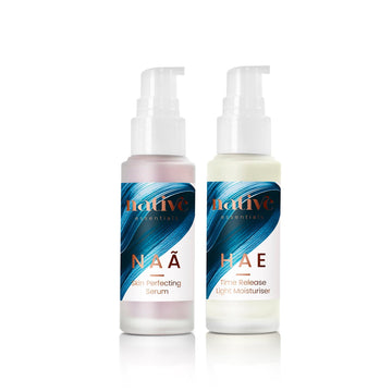 Native Essentials Mattify + Moisturise Set serum + moisturiser 30 ml x 2 | 1 fl. oz x 2