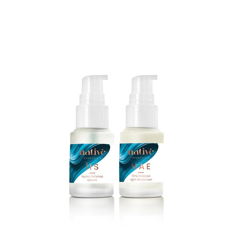 Native Essentials Moisturise + Protect Set serum + moisturiser